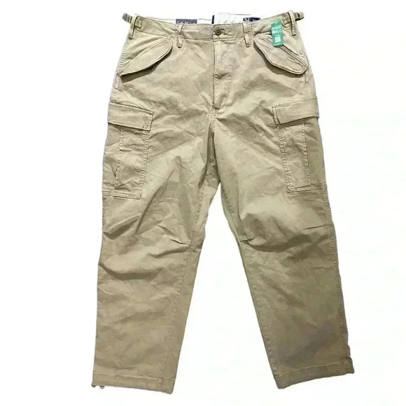 GAP Relaxed Lightweight Cargo Pants in Pecan, 34x30, NWT - Picture 5 of 6